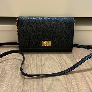 Black Tory Burch Crossbody Wallet